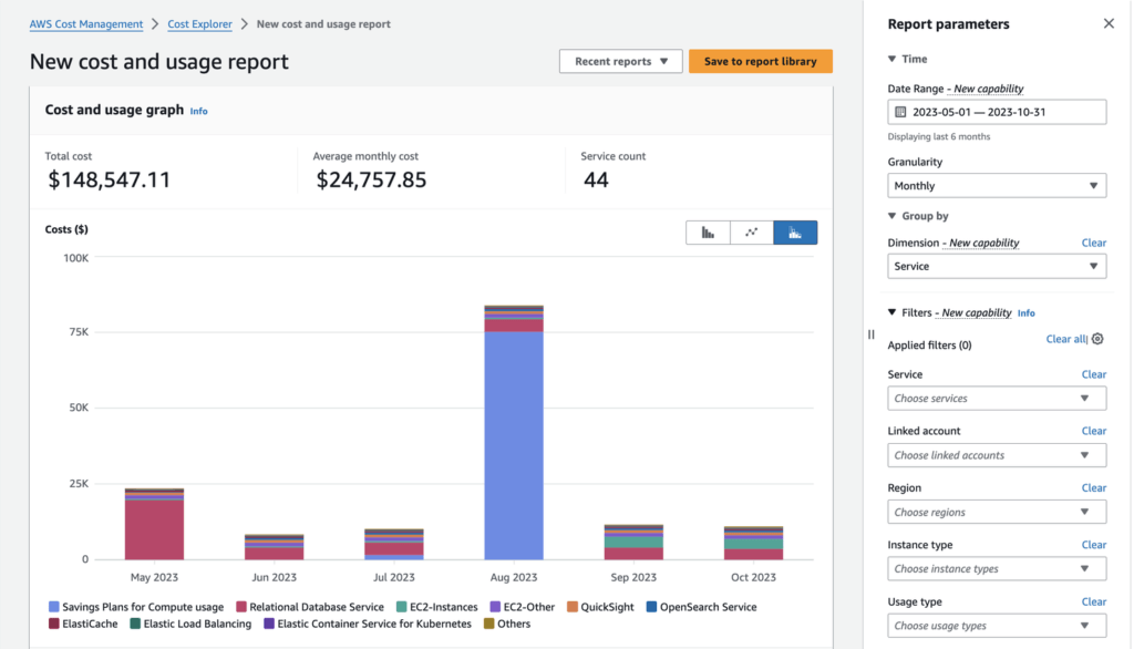 AWS Cost Explorer